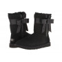 Угги UGG Australia Josette Black с декоративными кожаным бантом сбоку (размер 38)