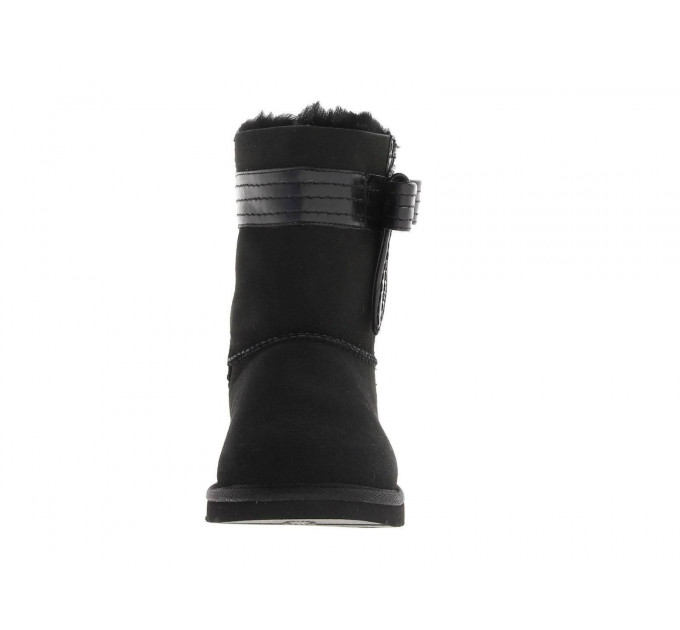 Угги UGG Australia Josette Black с декоративными кожаным бантом сбоку (размер 38)