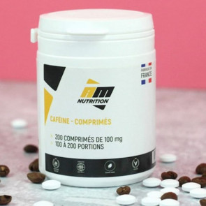 Кофеїн в таблетках AM Nutrition Caféine comprimés 100 мг (200 таб)