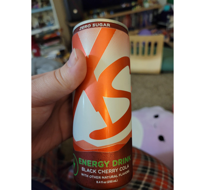 Енергетичний напій Amway XS Energy Drink Black Cherry Cola із вітамінами зі смаком вишневої коли (250 мл)