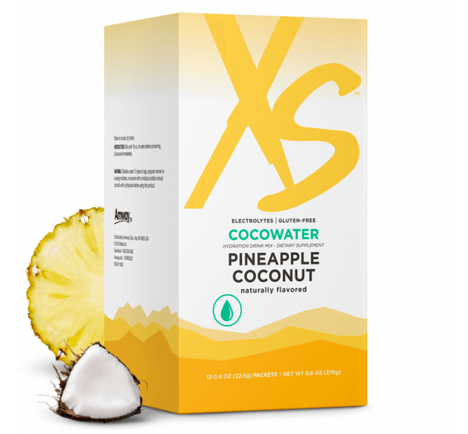 Спортивний напій з електролітами Amway  XS CocoWater Hydration Drink Mix 12 штт