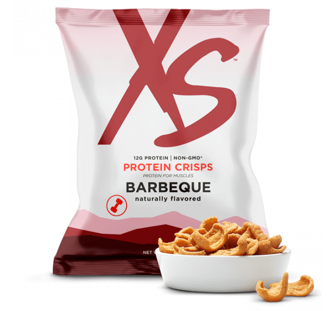 Спортивні протеїнові чіпси Amway XS Protein Crisps 12 пакетів по 42 г