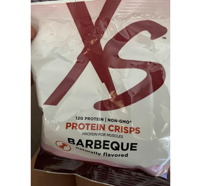 Спортивні протеїнові чіпси Amway XS Protein Crisps 12 пакетів по 42 г