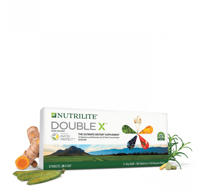 Мультивітаміни Amway Nutrilite Double X Multivitamin з фітонутрієнтами 186 таблеток