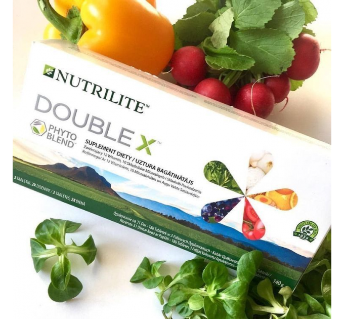 Мультивітаміни Amway Nutrilite Double X Multivitamin з фітонутрієнтами 186 таблеток