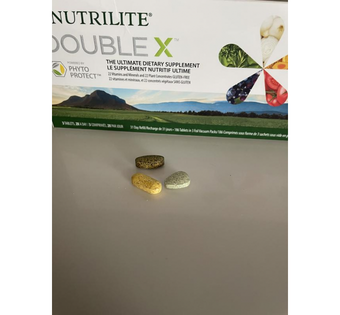 Мультивітаміни Amway Nutrilite Double X Multivitamin з фітонутрієнтами 186 таблеток