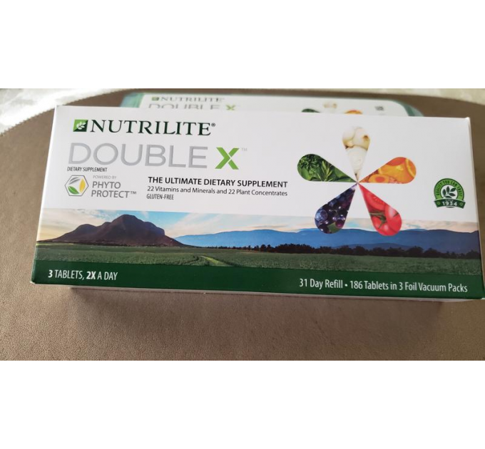 Мультивітаміни Amway Nutrilite Double X Multivitamin з фітонутрієнтами 186 таблеток