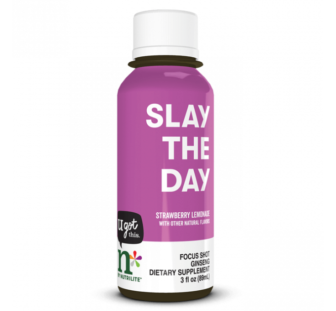 Харчова добавка для концентрації уваги Amway n*by Nutrilite Slay the Day Focus Shot 9х89 мл
