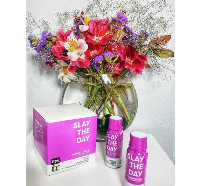 Харчова добавка для концентрації уваги Amway n*by Nutrilite Slay the Day Focus Shot 9х89 мл