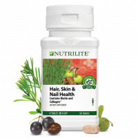 Пищевая добавка Amway Nutrilite Hair Skin & Nail Health для здоровья волос кожи и ногтей 60 таблеток