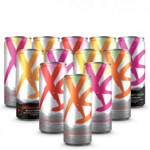 Энергетический напиток Amway XS Juiced and Burn с витаминами и натуральными соками 12 банок по 250 мл