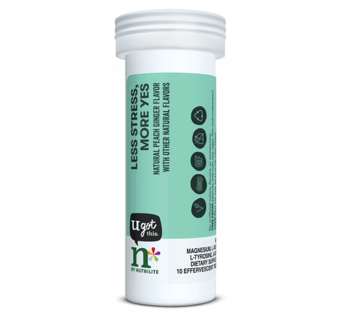 Шипучие таблетки от стресса Amway n*by Nutrilite Less Stress More Yes Relax Effervescent Tablets 10 шт