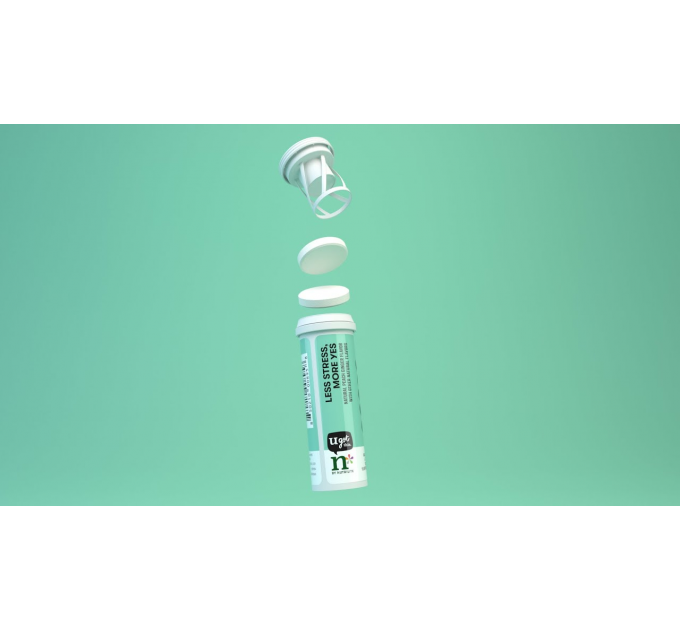 Шипучие таблетки от стресса Amway n*by Nutrilite Less Stress More Yes Relax Effervescent Tablets 10 шт