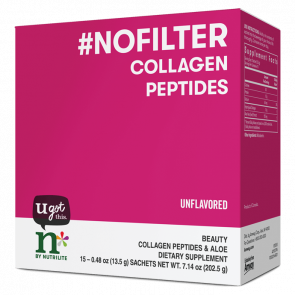 Пищевая добавка с коллагеном Amway n*by Nutrilite #nofilter Collagen Peptides 15х13,5 г