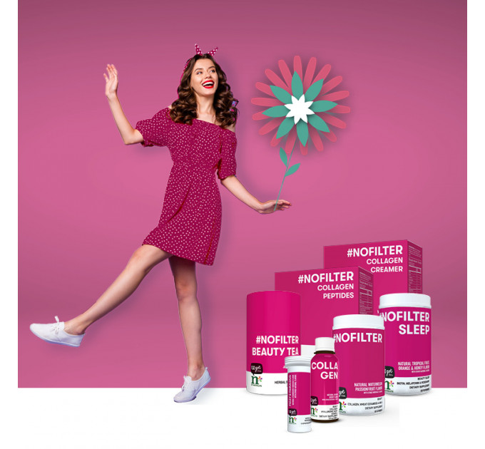 Очищуючий чай Amway n* by Nutrilite #nofilter Beauty Tea с травами 25 фільтр-пакетів