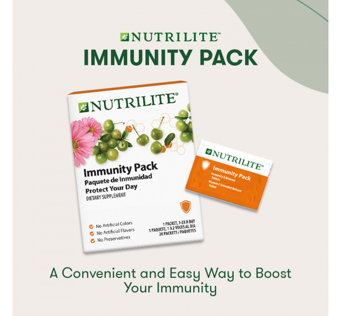Дієтична добавка для зміцнення імунітету Amway  Nutrilite Immunity Pack 20 пакетиків