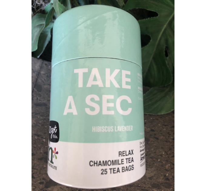 Трав'яний чай від стресу та безсоння Amway n* by Nutrilite Take a Sec Stress + Sleep Tea 25 фільтр-пакетів