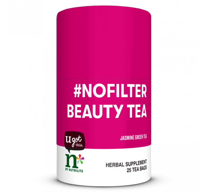 Очищуючий чай Amway n* by Nutrilite #nofilter Beauty Tea с травами 25 фільтр-пакетів