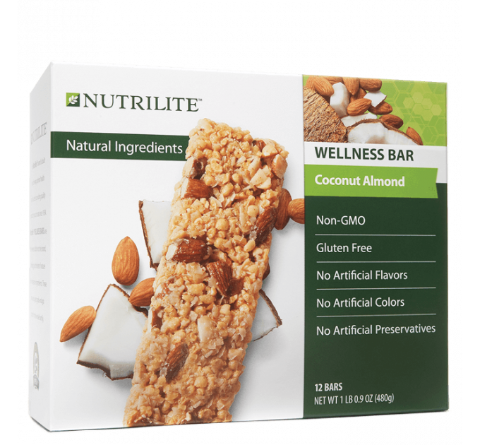 Фітнес батончик Amway Nutrilite Wellness Bars 12 шт
