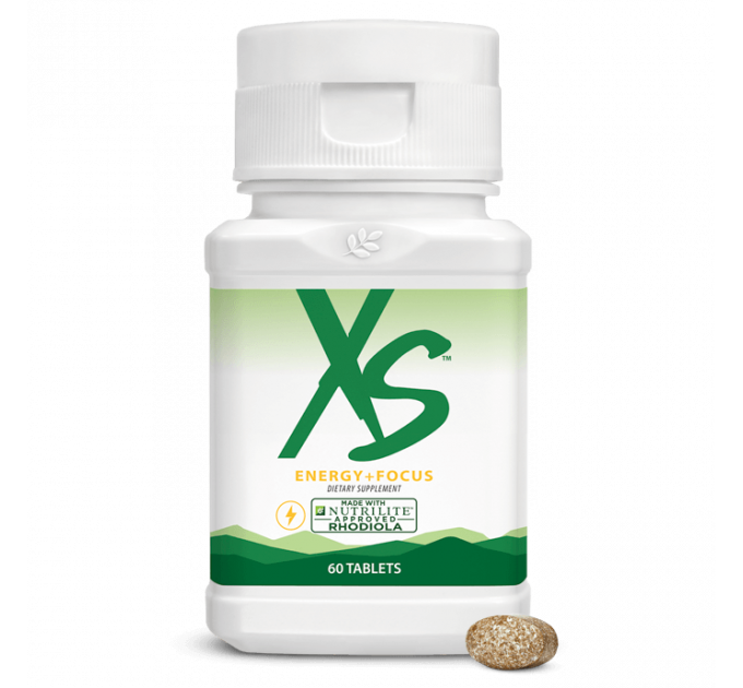 Енергетична харчова добавка  для спортсменів Amway XS Energy + Focus 60 таблеток
