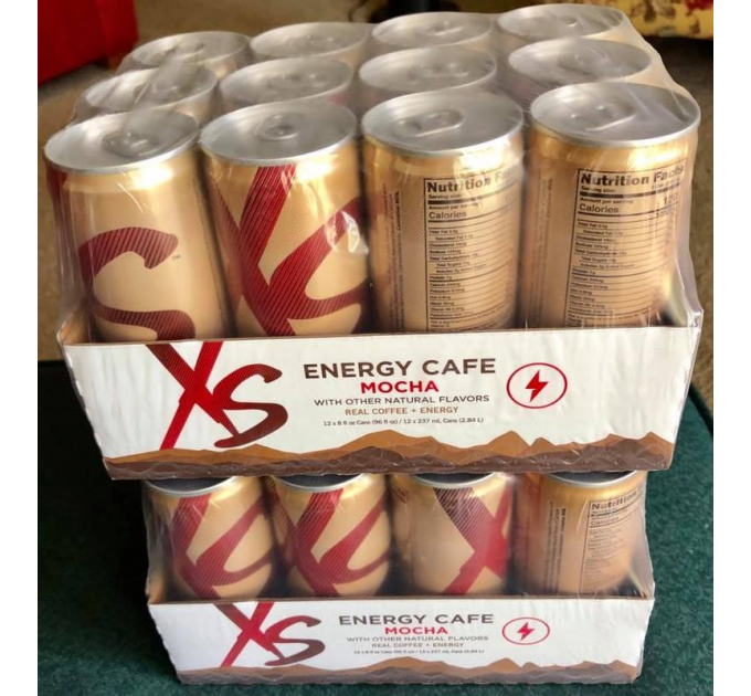 Энергетический напиток Amway XS Energy Cafe Мокко  с витаминами 12 банок по 237 мл