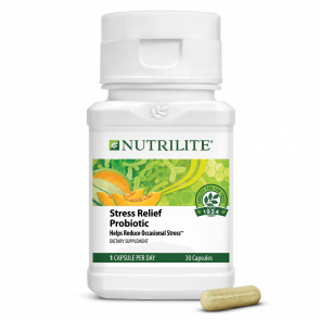 Пробиотик для снятия стресса Amway Nutrilite Stress Relief Probiotic 30 капсул