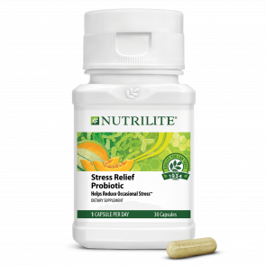 Пробіотик для зняття стресу Amway Nutrilite Stress Relief Probiotic 30 капсул