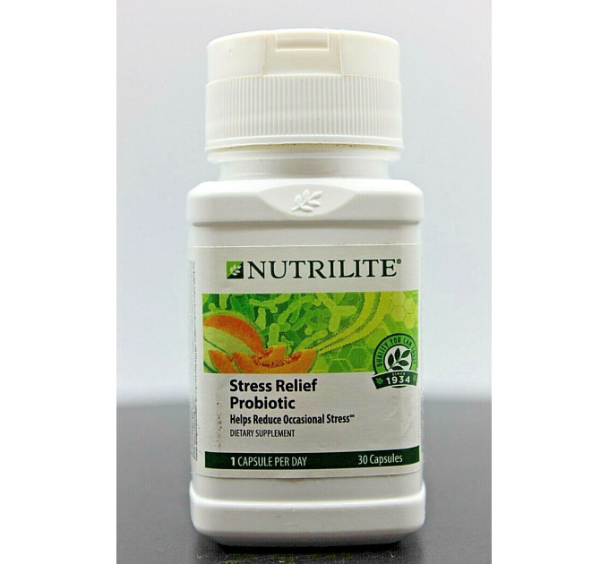 Пробіотик для зняття стресу Amway Nutrilite Stress Relief Probiotic 30 капсул