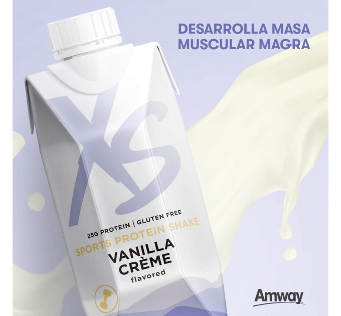 Спортивні протеїнові коктейлі Amway XS Sports Protein Shakes 12 пляшечок по 325 мл