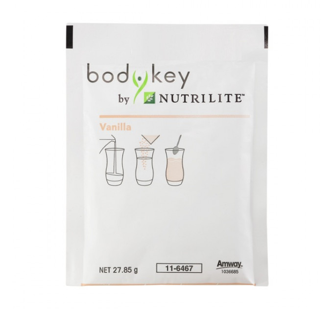 Протеїн Amway BodyKey by Nutrilite зі смаком французької ванілі 14 пакетиків