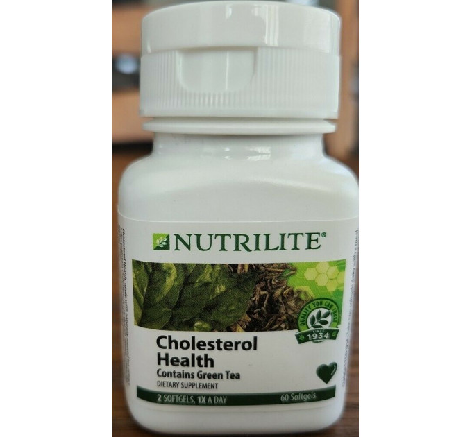 Харчова добавка від холестерину Amway Nutrilite Cholesterol Health 60 капсул