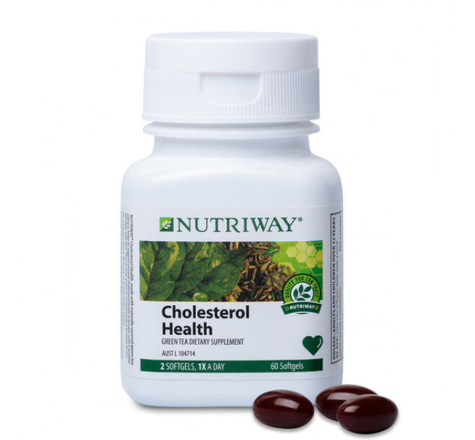 Харчова добавка від холестерину Amway Nutrilite Cholesterol Health 60 капсул