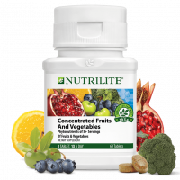 Харчова добавка Amway Nutrilite Concentrated Fruits and Vegetables концентровані фрукти та овочі 60 таблеток