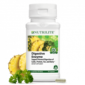 Харчова добавка для покращення травлення Amway  Nutrilite Digestive Enzyme 90 капсул
