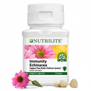 Диетическая добавка для укрепления иммунитета Amway Nutrilite Immunity Echinacea с эхинацеей 120 таблеток