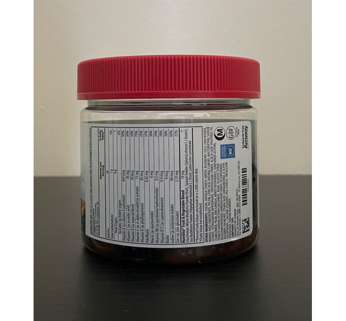 Дитячі мультивітаміни Amway Nutrilite Kids Multivitamin Gummy у формі жувальних цукерок 120 шт 