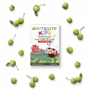 Детские мультивитамины для иммунитета Amway Nutrilite Kids Complete Immunity Fast-Melt Powder 30 стиков
