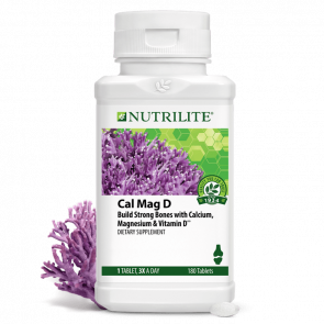 Дієтична добавка для здоров'я кісток Amway Nutrilite Cal Mag D 180 таблеток