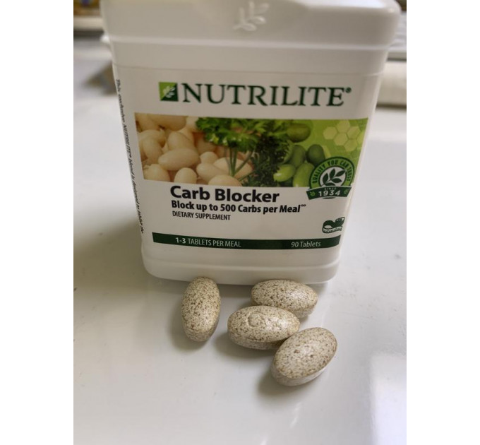 Блокатор вуглеводів для схуднення Amway Nutrilite Carb Blocker 90 таблеток