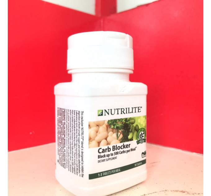 Блокатор вуглеводів для схуднення Amway Nutrilite Carb Blocker 90 таблеток