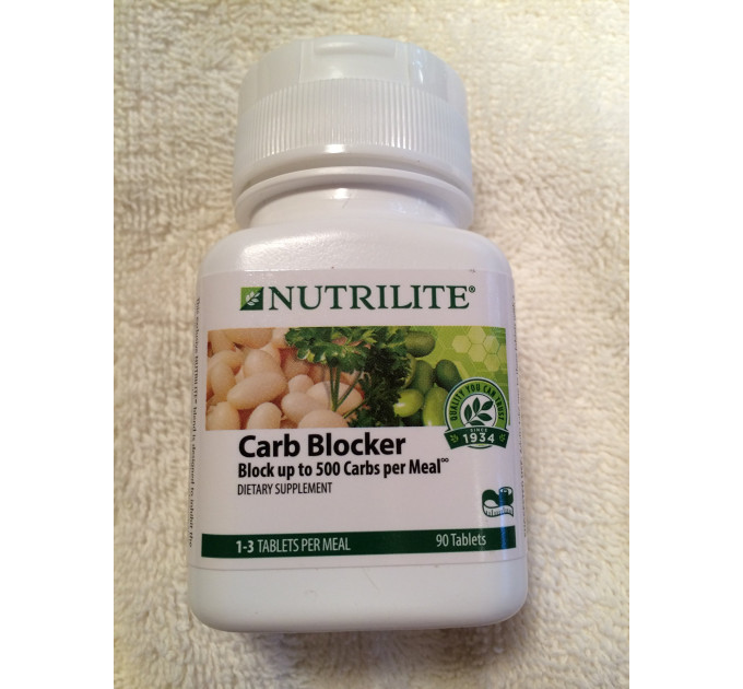 Блокатор вуглеводів для схуднення Amway Nutrilite Carb Blocker 90 таблеток