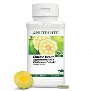 Пищевая добавка для поддержки нормального уровня сахара в крови Amway Nutrilite Glucose Health (120 капсул)