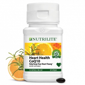 Пищевая добавка для здоровья сердца Amway Nutrilite Heart Health CoQ10 60 капсул