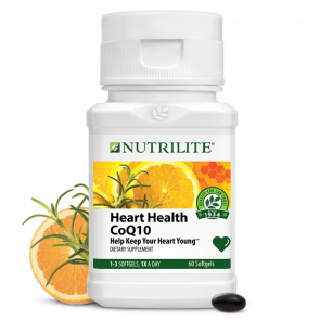 Харчова добавка для здоров'я серця Amway Nutrilite Heart Health CoQ10 60 капсул