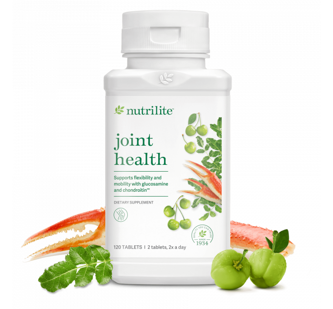 Харчова добавка для здоров'я суглобів Amway Nutrilite Joint Health з глюкозаміном та хондроїтином