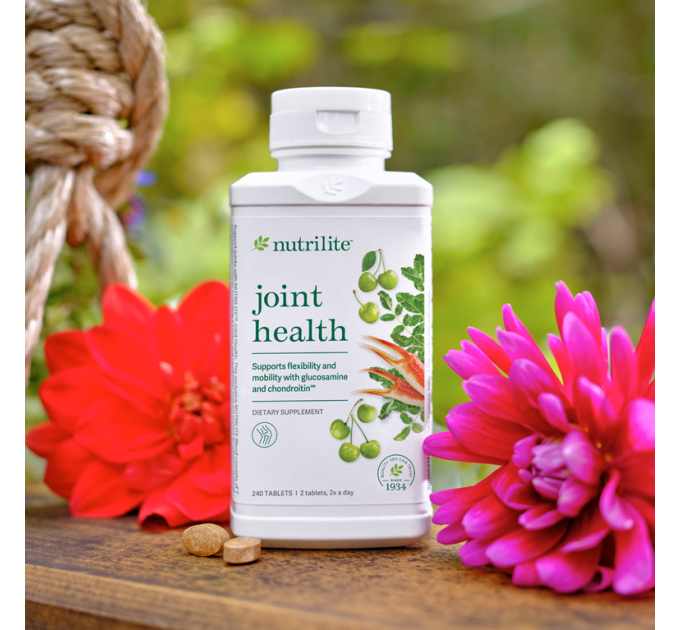 Харчова добавка для здоров'я суглобів Amway Nutrilite Joint Health з глюкозаміном та хондроїтином