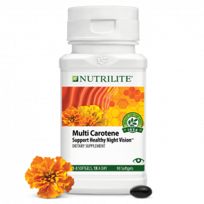 Харчова добавка з каротином для здоров'я очей Amway Nutrilite Multi Carotene 90 капсул