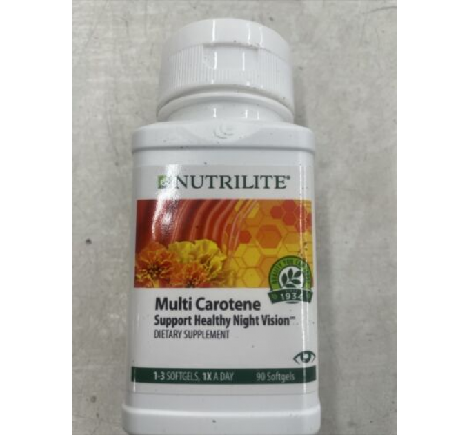Харчова добавка з каротином для здоров'я очей Amway Nutrilite Multi Carotene 90 капсул