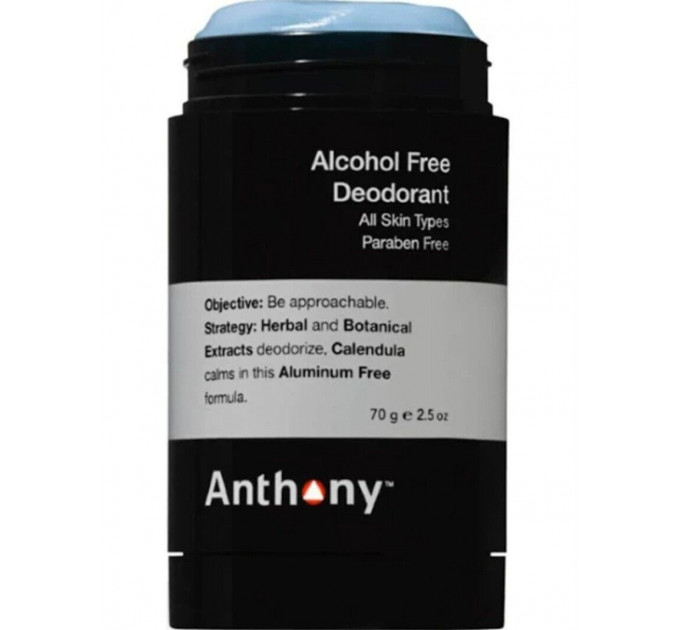 Дезодорант-стик для мужчин Anthony Alcohol Free Deodorant (70 г)