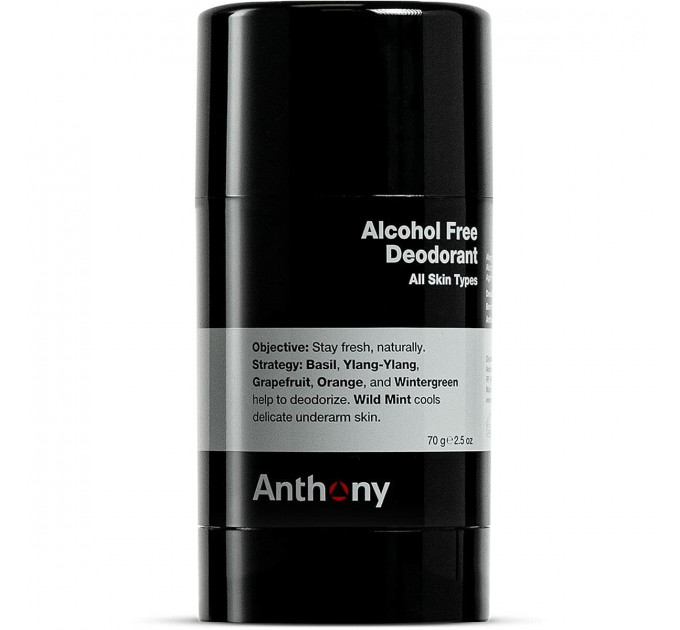 Дезодорант-стік для чоловіків Anthony Alcohol Free Deodorant (70 г)